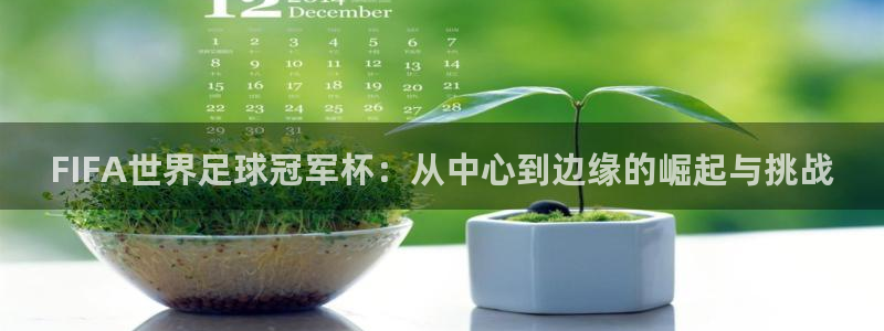 足球世界杯赛程:FIFA世界足球冠军杯:从中心到边缘的崛起与挑战